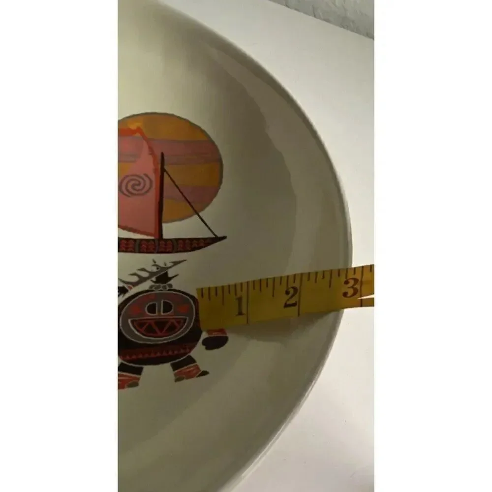 Disney‎ Parks Moana Kakamora Ceramic Serving Bowl With Stand NEW